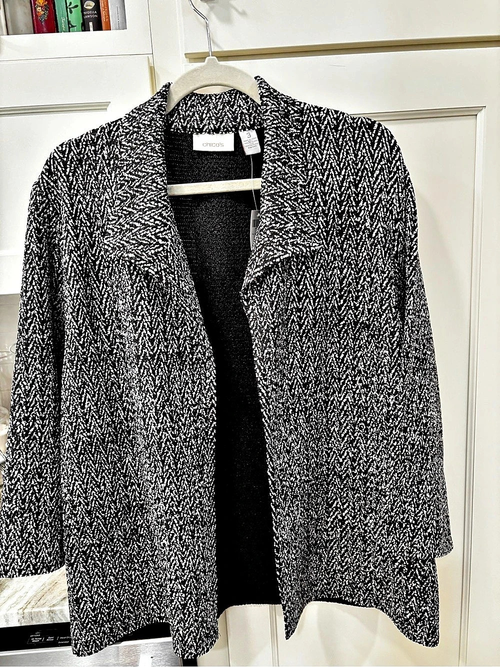 Chico's Travelers Collection Crush Texture Fun Felicia Jacket Fun Felicia Jacket